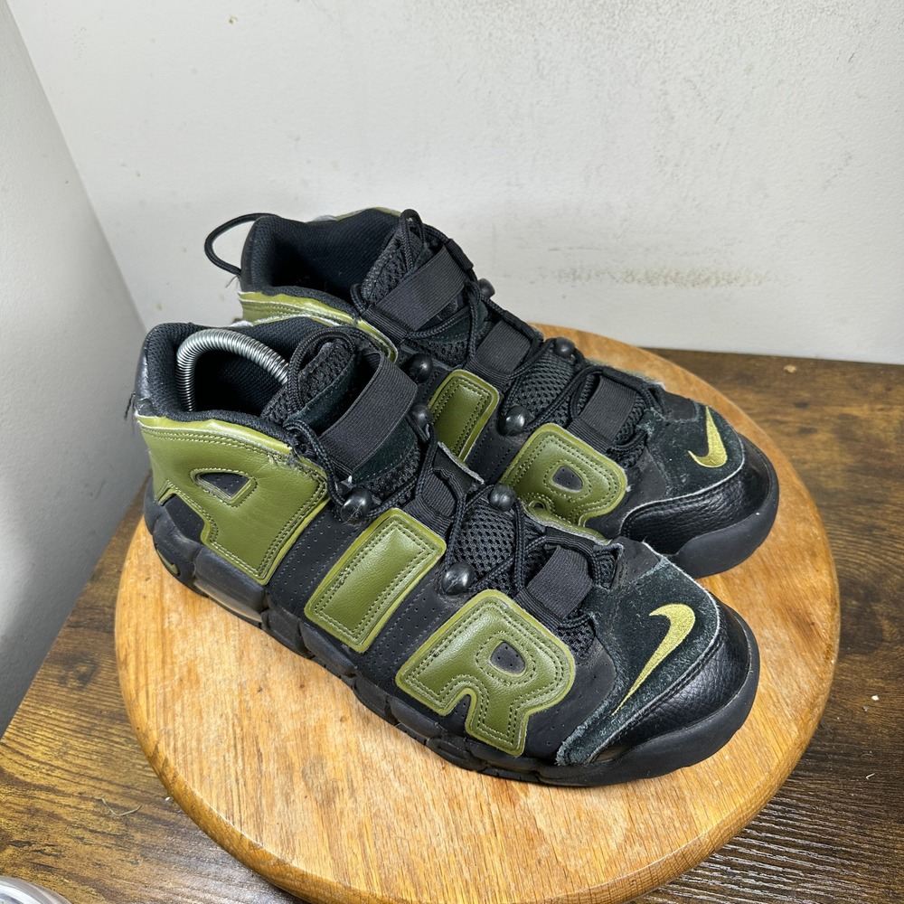 Nike Air More Uptempo 96 Green Black DH8011-001 Mens Size 10 Basketball Shoe